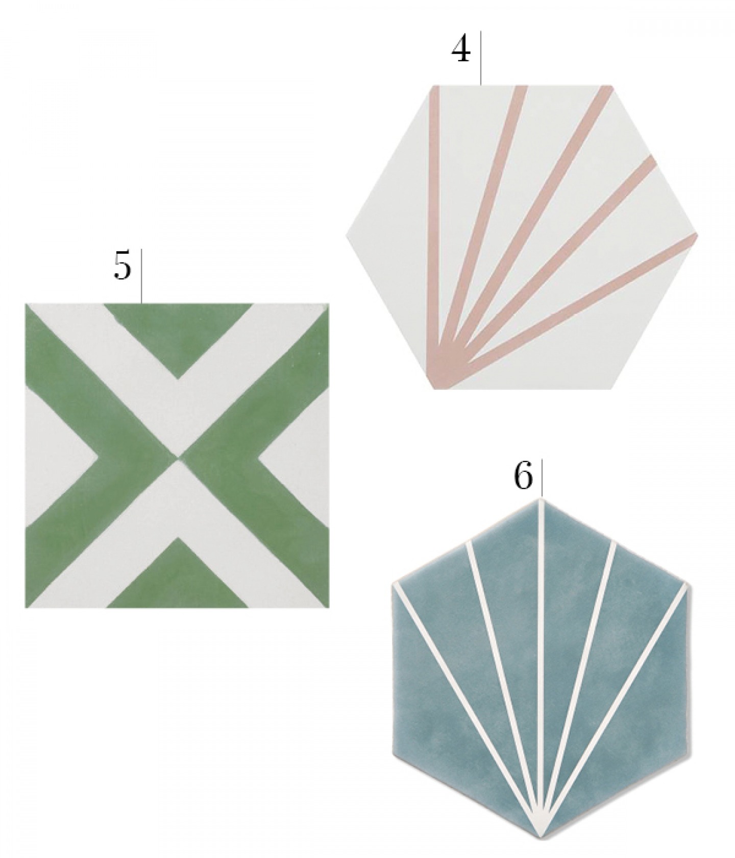 Geometric Tiles for Your Bathroom Living North